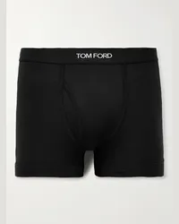 Tom Ford Boxer in misto cotone e modal stretch Nero