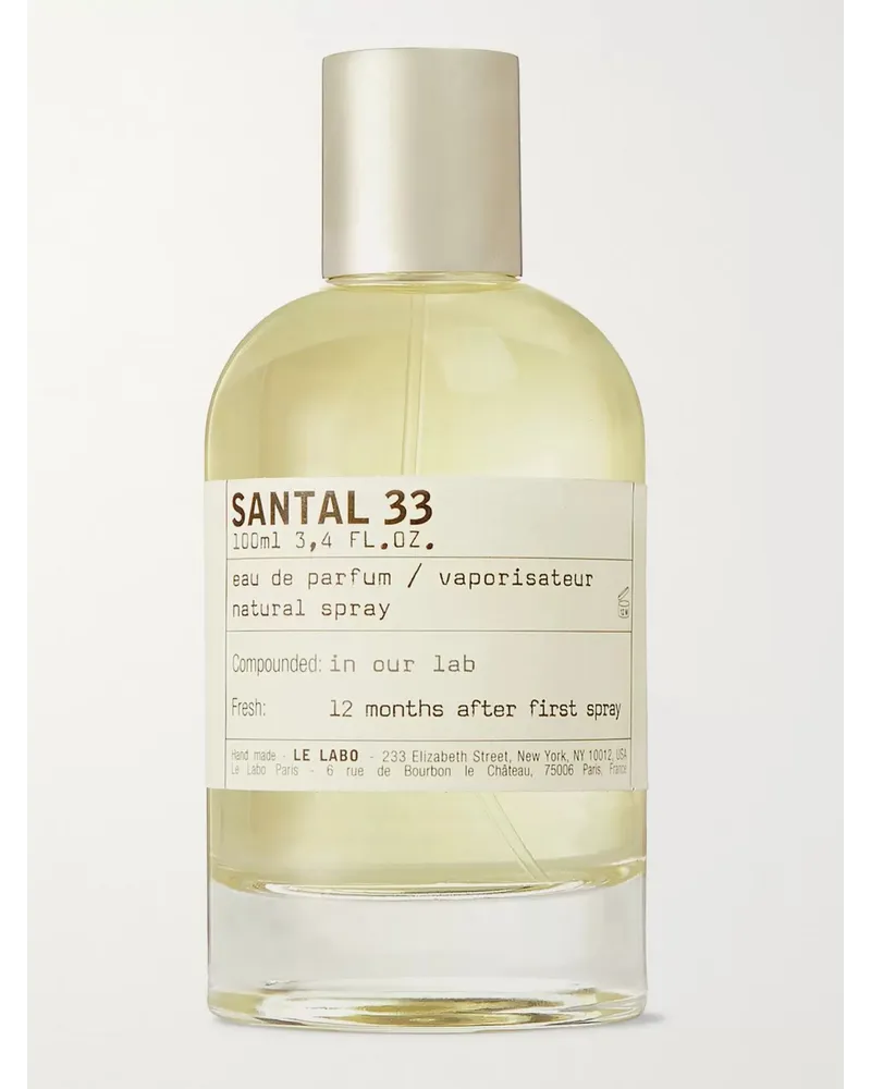 Le Labo Eau de Parfum Santal 33, 100 ml Incolore