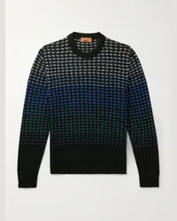 Missoni Pullover in lana dégradé Blu