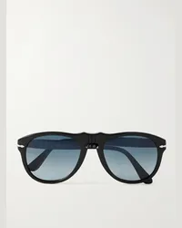 Persol Occhiali da sole in acetato stile aviator Nero