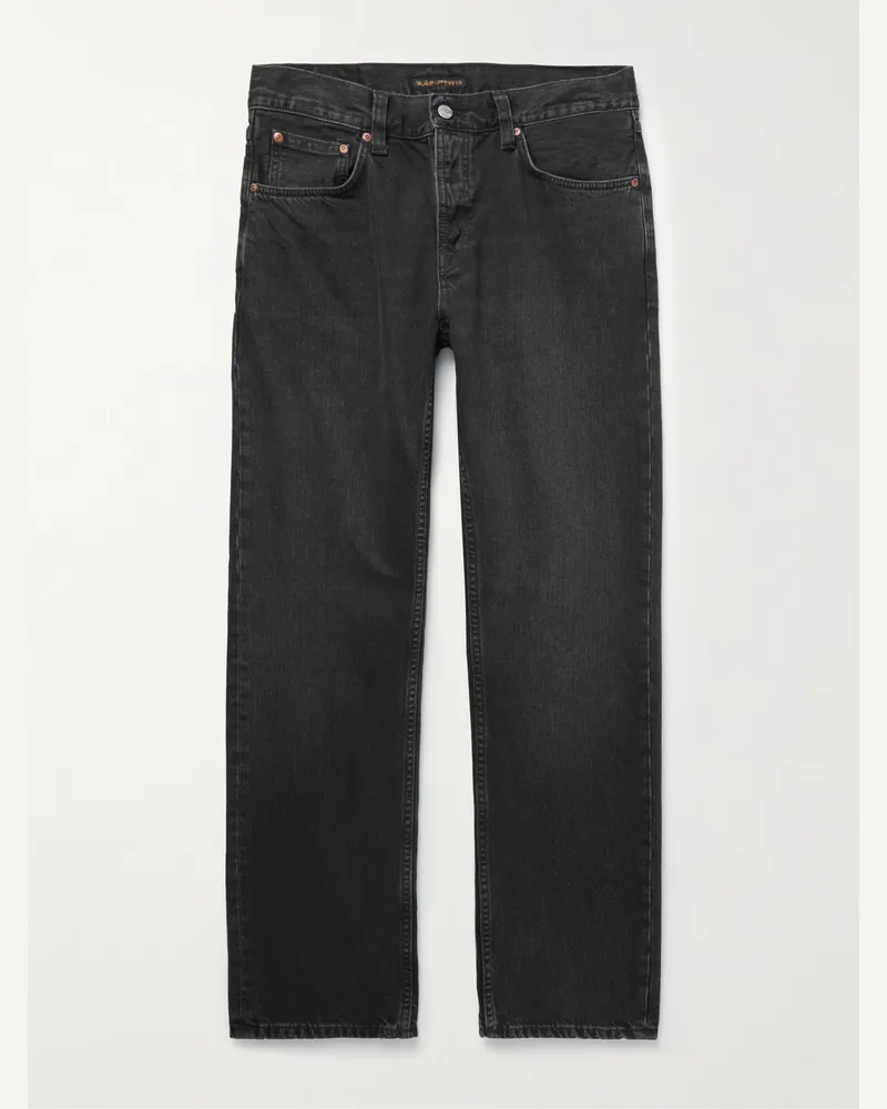 Nudie Jeans Jeans a gamba dritta Rad Rufus Nero