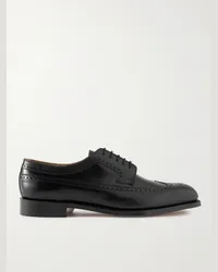 Grenson  Brogue a coda di rondine in pelle Canterbury Nero