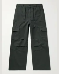 Acne Studios Pantaloni cargo a gamba dritta in misto cotone Patsony Grigio