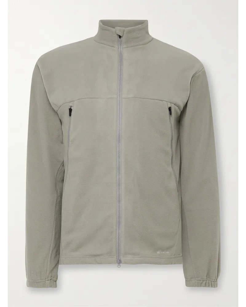 Snow Peak Giacca slim-fit in pile Polartec Grigio