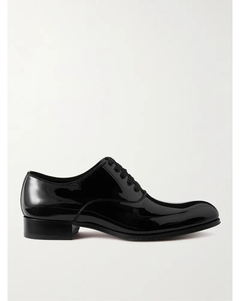 Tom Ford Scarpe Oxford in vernice Edgar Nero