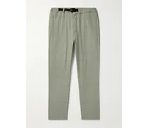 Pantaloni slim-fit in shell Primeflex® trapuntato con cintura