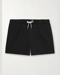 Club Monaco Shorts da mare corti a gamba dritta in tessuto riciclato Arlen Nero