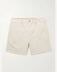 Rag & Bone Shorts a gamba dritta in misto cotone Neutri