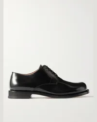 Loewe Scarpe derby in pelle lucida Terra Nero