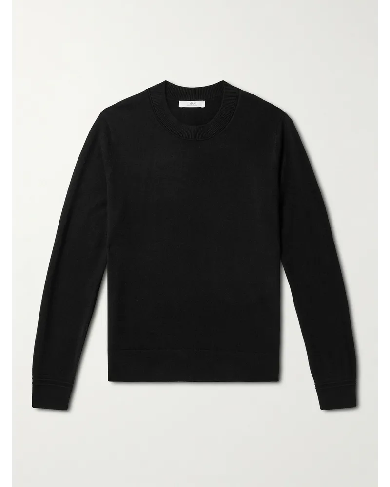 MR P. Pullover in cashmere Curtis Nero