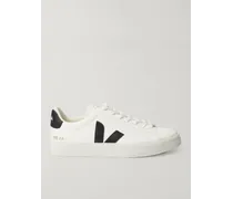 Campo Rubber-Trimmed Leather Sneakers
