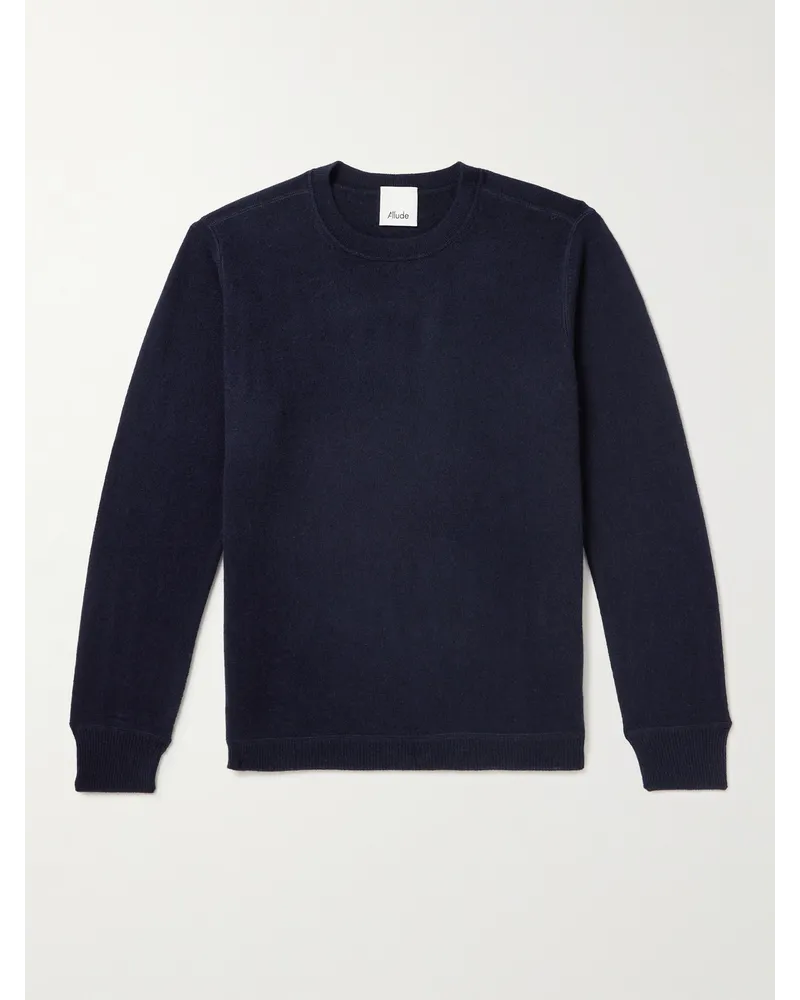 ALLUDE Pullover in cashmere Blu