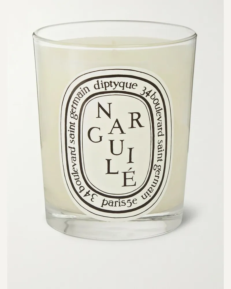 Diptyque Candela profumata Narguilé, 190 g Bianco