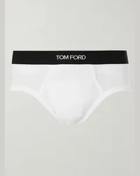 Tom Ford Slip in cotone stretch Bianco