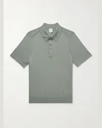 Paul Smith Polo in lana merino Verde