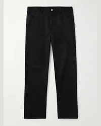 Carhartt WIP Pantaloni a gamba dritta in twill Nero