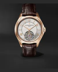 Vacheron Constantin Orologio automatico con tourbillon 41 mm in oro rosa 18 carati con cinturino in alligatore Fiftysix, N. rif. 6000E/000R-B488 Marrone