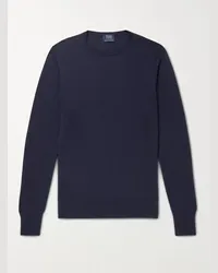 William Lockie Pullover in cashmere Blu