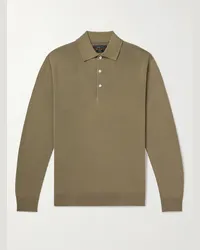 Beams Plus Polo in maglia Verde