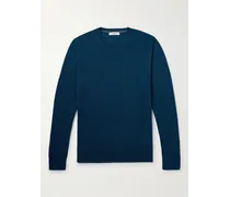 MR P. Pullover slim-fit in lana merino Blu