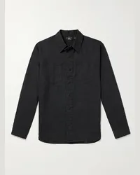 RRL Camicia in denim Wagner Nero