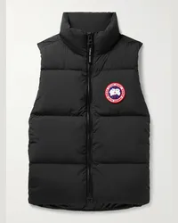 Canada Goose Piumino smanicato slim-fit in EnduraLuxe® trapuntato con logo applicato Lawrence Nero