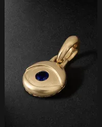 David Yurman Pendente in oro 18 carati con zaffiro Evil Eye Oro