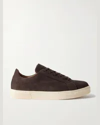 George Cleverley Sneakers in nubuck Jack II Marrone