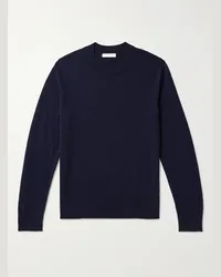 MR P. Pullover in cashmere Curtis Blu