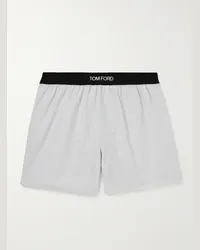 Tom Ford Boxer in cotone Grigio