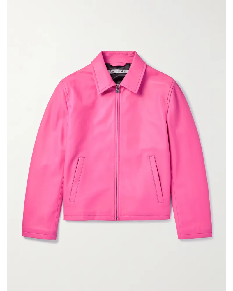 Acne Studios Giacca in pelle Rosa