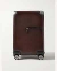 Berluti Trolley in pelle Venezia Softy Scritto Formula 1005 Marrone