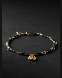 FOUNDRAE Bracciale in oro 18 carati con malachite Verde