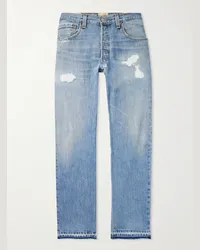 GALLERY DEPT. Jeans a gamba dritta effetto consumato Blu