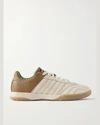 adidas Wales Bonner Sneakers in pelle a pannelli Samba Millennium Marrone