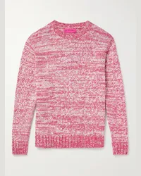 The Elder Statesman Pullover in cotone bicolore Nora Rosa