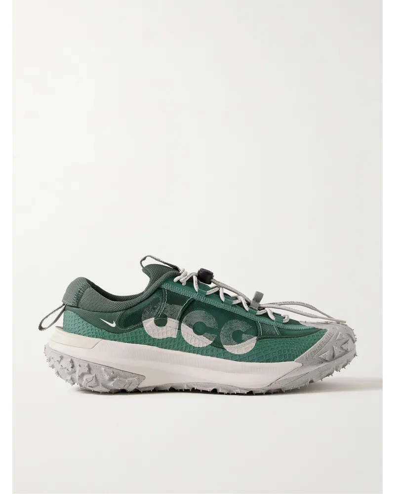 Nike Sneakers basse in mesh con finiture in gomma ACG Mountain Fly 2 Verde