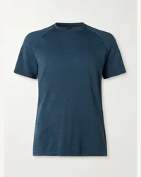 LULULEMON T-shirt in jersey stretch Metal Vent Tech 2.5 Blu