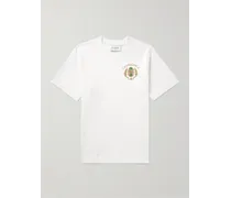 T-shirt in jersey di cotone biologico con logo Joyaux D’Afrique Tennis Club