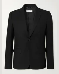 Saint Laurent Slim-Fit Virgin Wool-Gabardine Blazer Nero