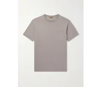 T-shirt in jersey di cotone Supima tinta in capo Giro