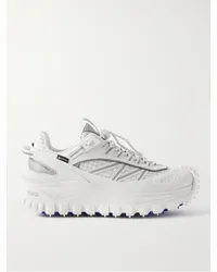 Moncler Sneakers in mesh e tela con finiture in pelle Trailgrip GTX Bianco