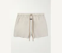 Shorts a gamba larga in twill con coulisse Eternal