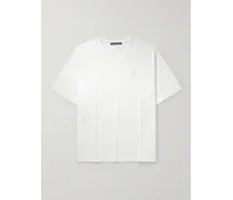 T-shirt in jersey di cotone con logo applicato Exford