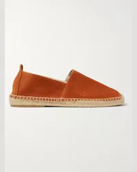 Anderson & Sheppard Espadrillas in camoscio Arancione