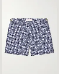 Orlebar Brown Shorts da mare medi slim-fit in jacquard riciclato Bulldog Blu