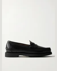 Visvim Mocassini in pelle Fabro Folk Nero