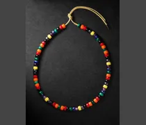 Collana in oro con pietre Formentera Forte Beads