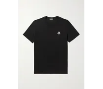Confezione da tre T-shirt in jersey di cotone con logo applicato