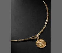 Collana in oro e pendente con diamante Strength Sister Hook